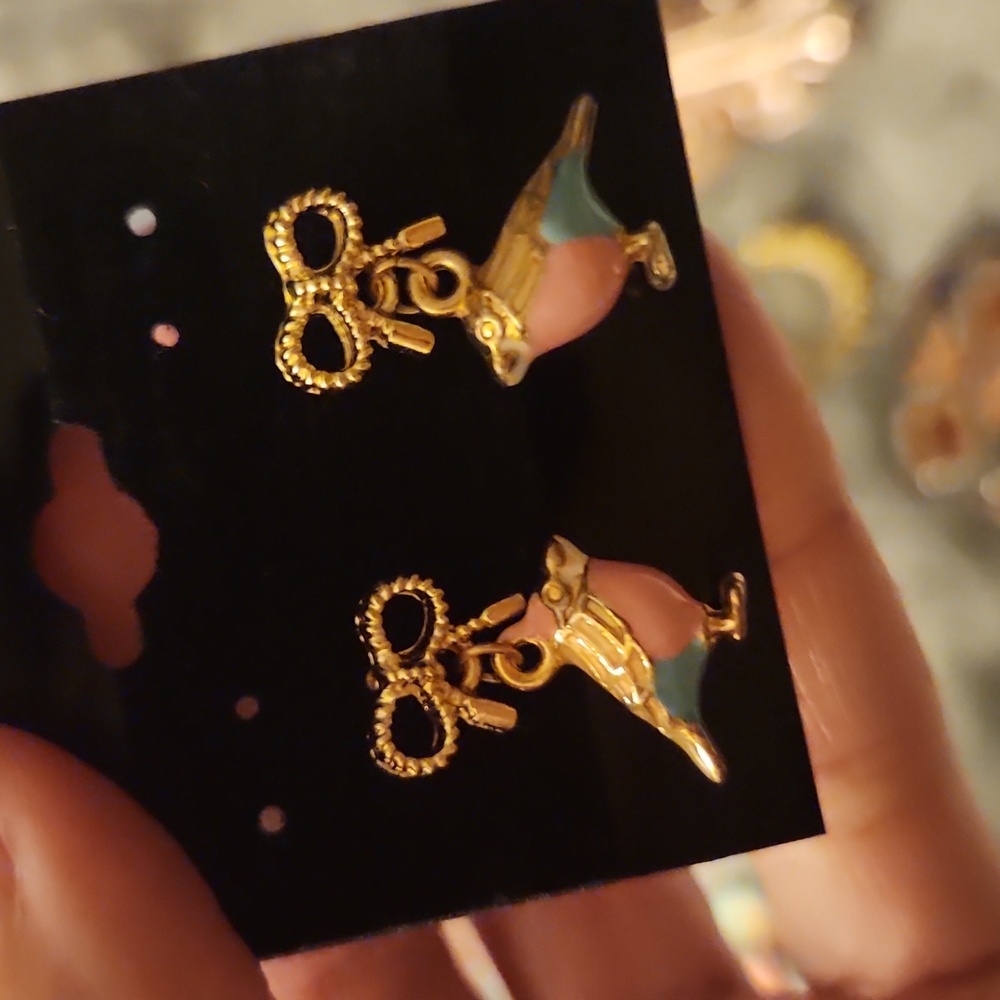 3/$25-Gorgeous bird earings and necklace 😍 💕